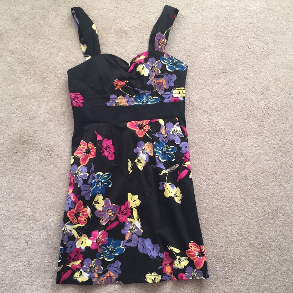 Floral Print Party Dress